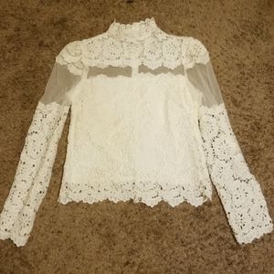 Chic wish lace top